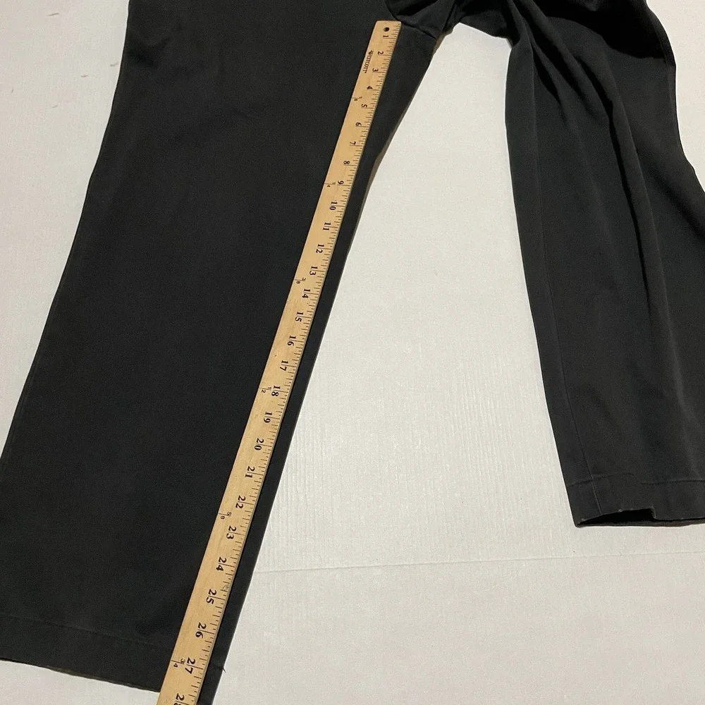 Brooks‎ Brothers Chino Advantage Clark Fit Pants 36 X 28 Black Straight Leg